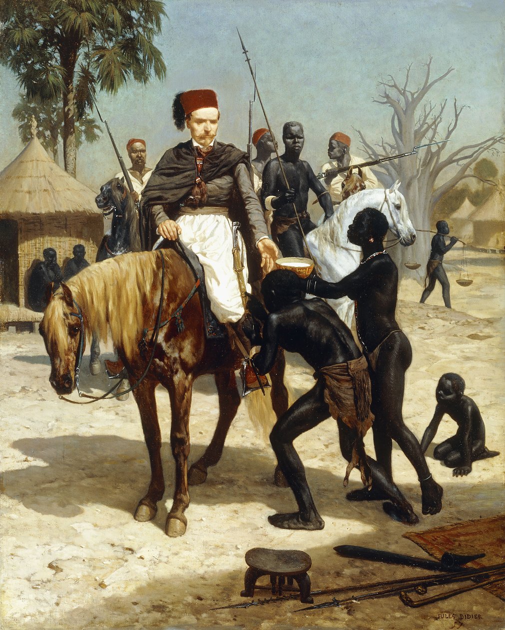 Eksoottinen vierailija, 1857 tekijältä Jules Didier