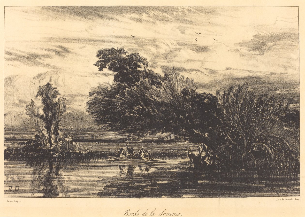 Bank of the Sommen tekijältä Jules Dupré