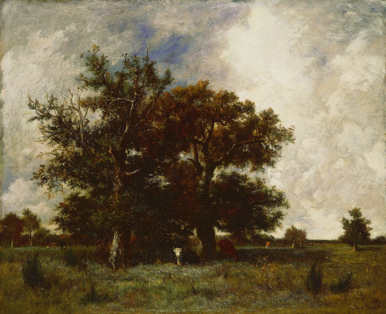 Fontainebleau Oaks tekijältä Jules Dupré