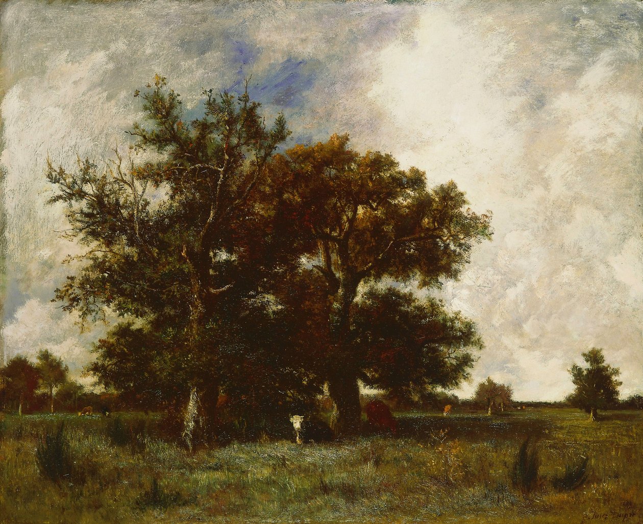 Fontainebleau Oaks tekijältä Jules Dupré
