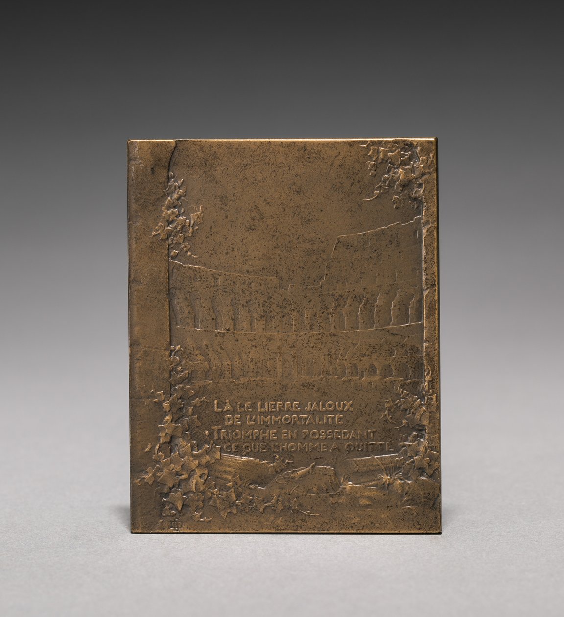 Medaljonin kääntöpuoli. tekijältä Jules Dupré