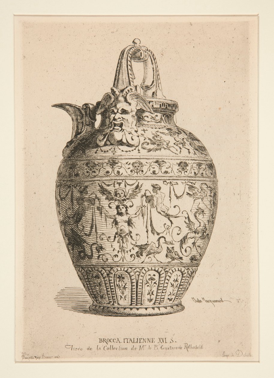 Italialainen Brocca XVI S. tekijältä Jules Ferdinand Jacquemart