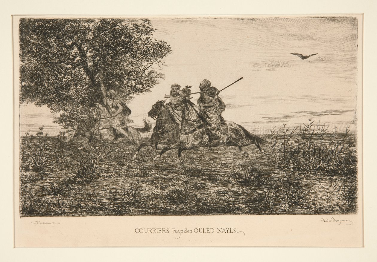 Couriers Ouled Nayles Country tekijältä Jules Ferdinand Jacquemart