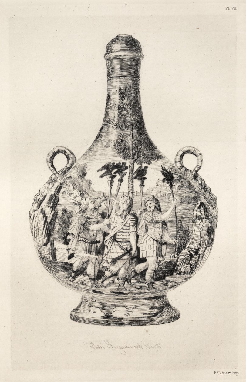Keramiikkataiteen historia: kuvaileva ja filosofinen keramiikkatutkimus...taulu VIII, 187 tekijältä Jules Ferdinand Jacquemart
