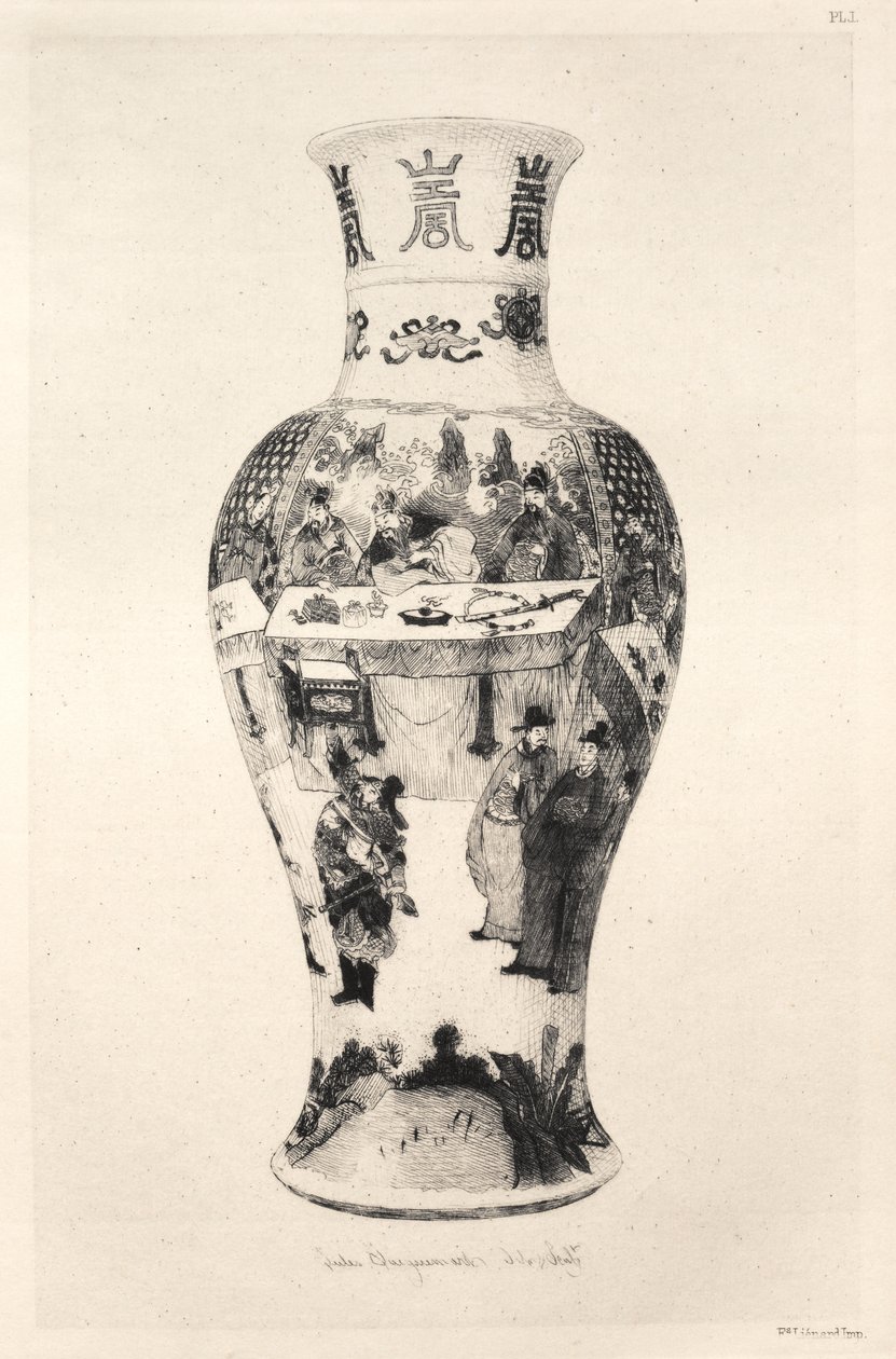 Keramiikkataiteen historia: Keramiikkatyötä kuvaava ja filosofinen tutkimus... Levy II, 1877. tekijältä Jules Ferdinand Jacquemart