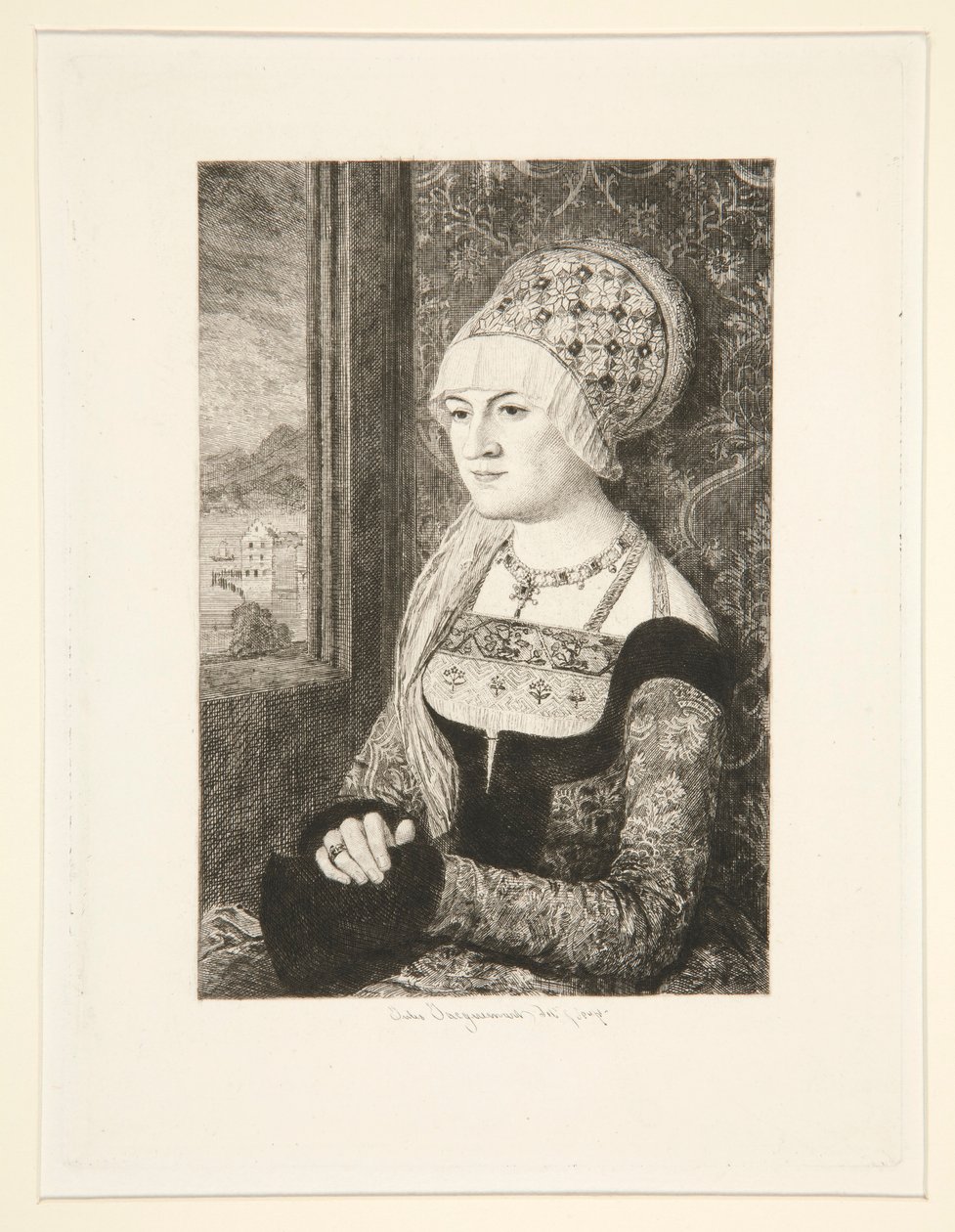 Naisen muotokuva tekijältä Jules Ferdinand Jacquemart
