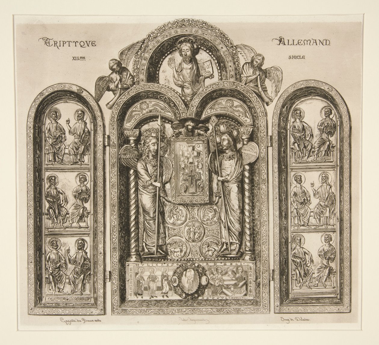 Saksalainen triptyykki / Xllme tekijältä Jules Ferdinand Jacquemart