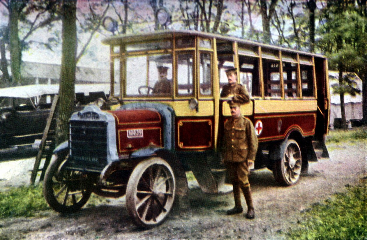 Marnen taistelu, syyskuu 1914 (autokromi) tekijältä Jules Gervais Courtellemont
