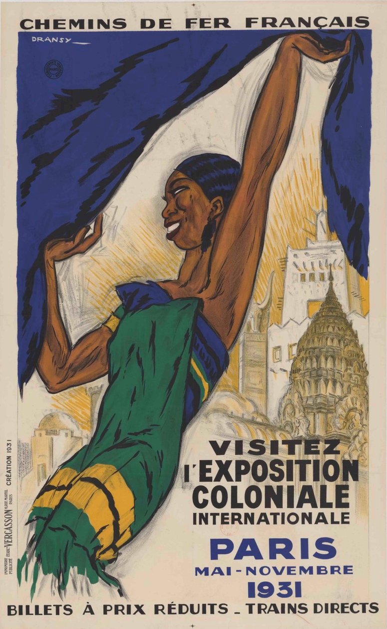 Pariisin siirtomaanäyttely Exposition coloniale internationale, 1931. tekijältä Jules Isnard Dransy
