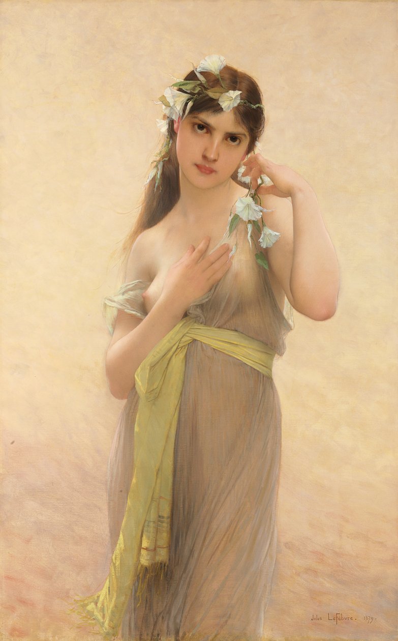 Morning Glory, 1879 tekijältä Jules Joseph Lefebvre