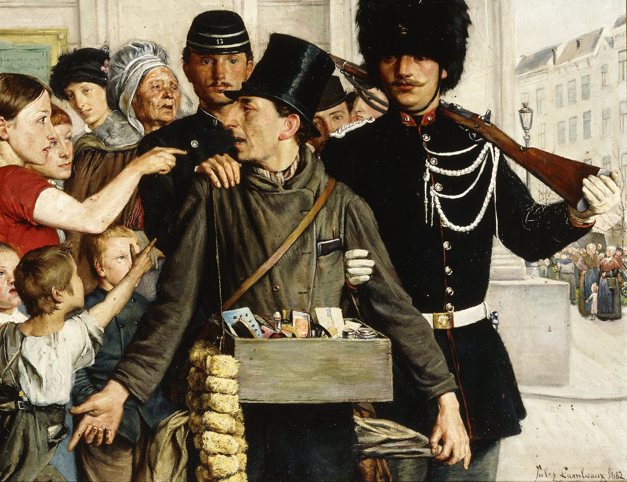 Pidätys, 1882 tekijältä Jules Lambeaux