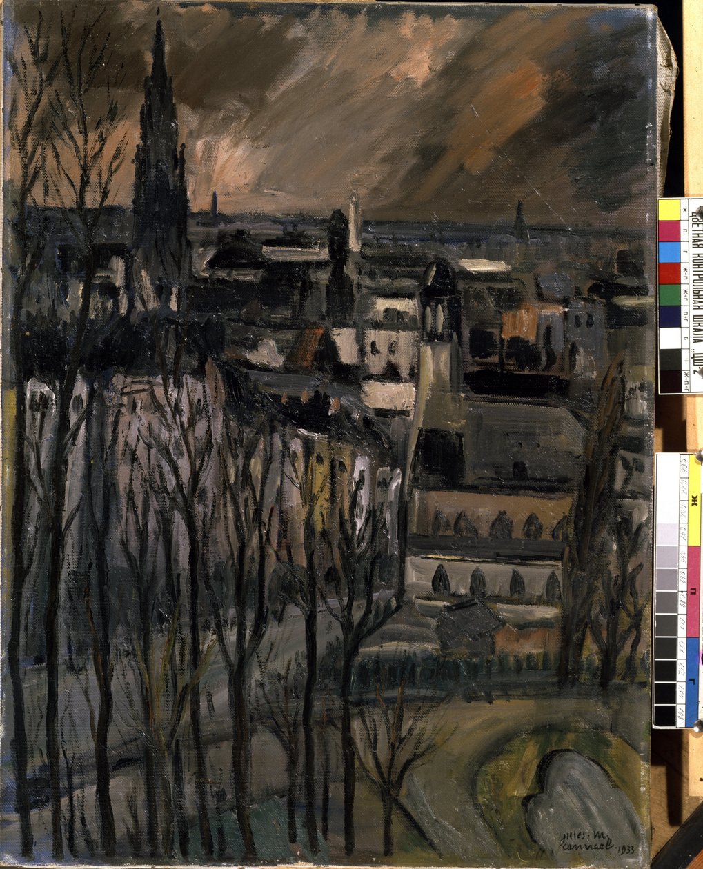 Katu Montagne de la Cour ( Brysselissä ) tekijältä Jules Marie Canneel