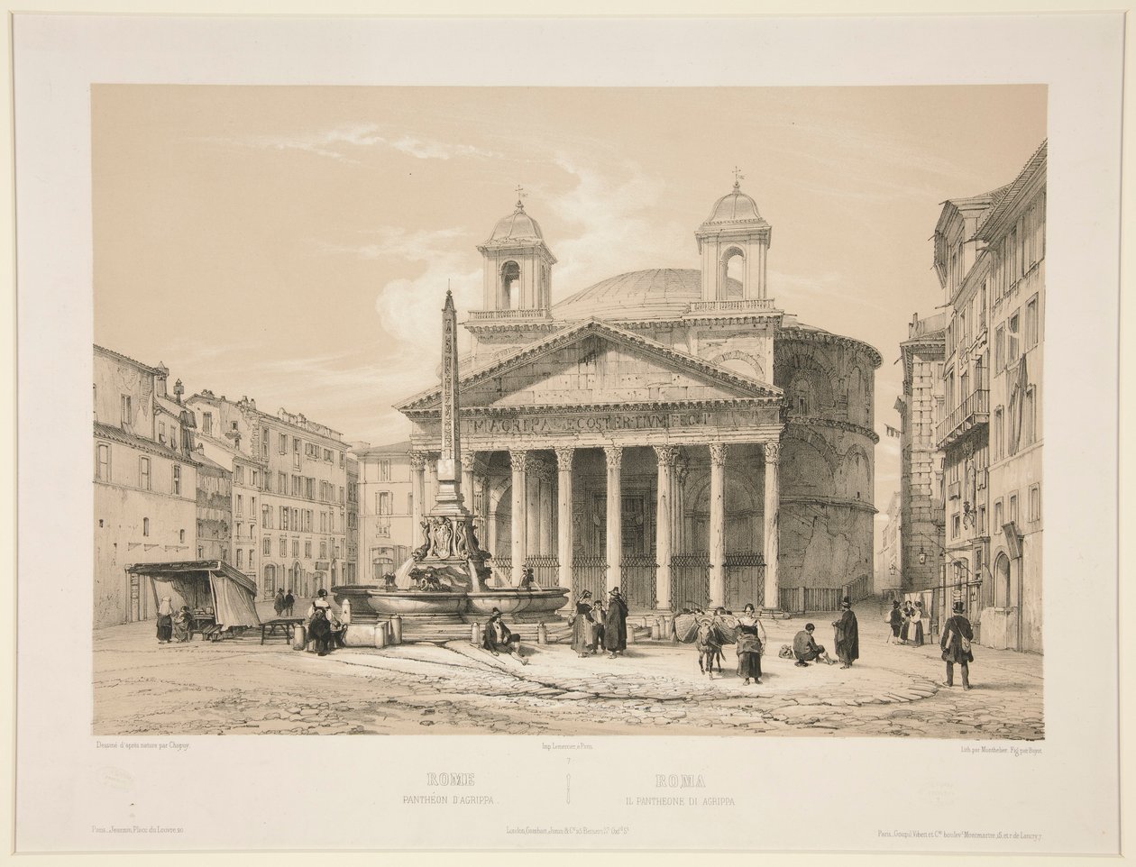 Rooma, Pantheon d tekijältä Jules Monthelier