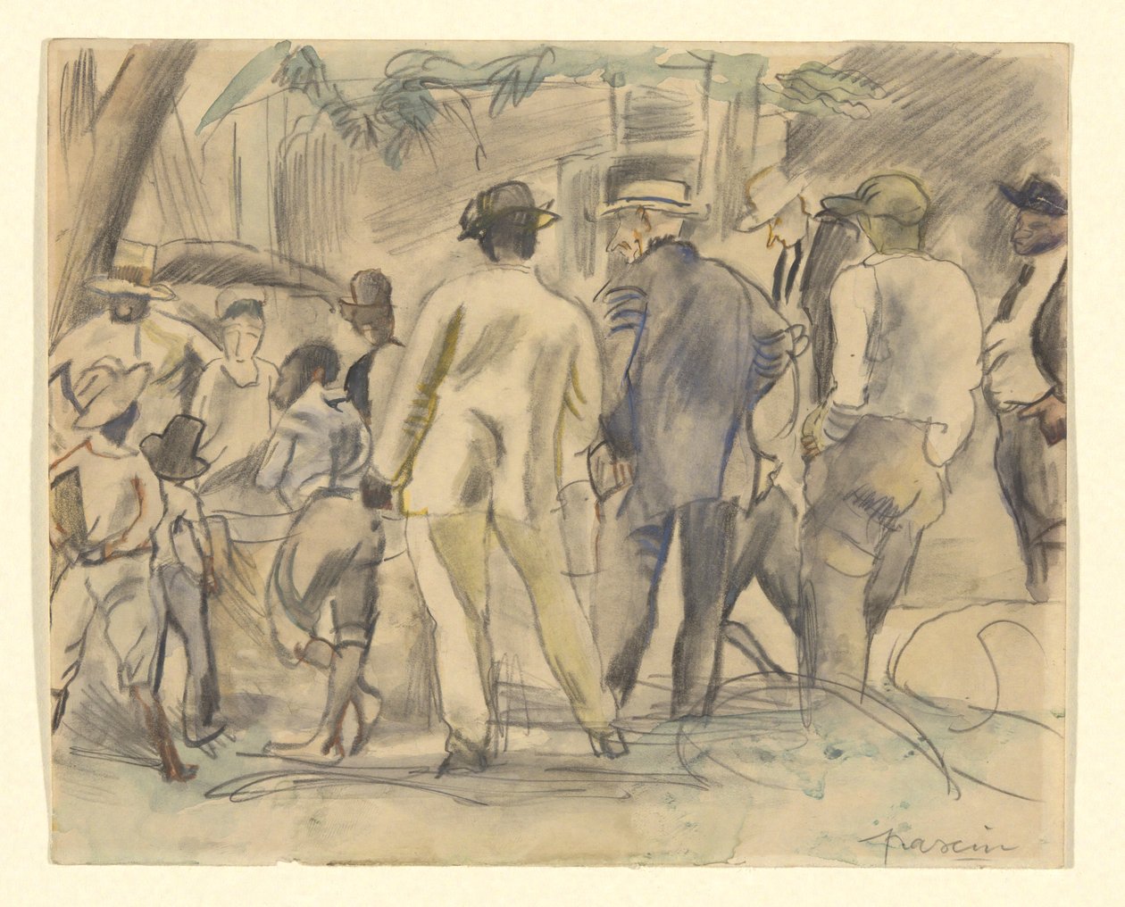 Yleisö, Charleston tekijältä Jules Pascin
