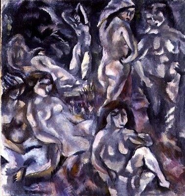 Kahdeksan naista alastonna tekijältä Jules Pascin