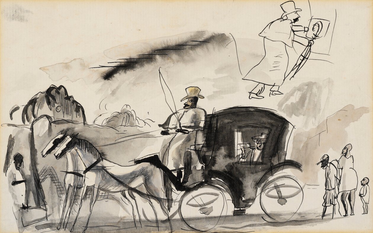 Figuurit ohjaamolla tekijältä Jules Pascin