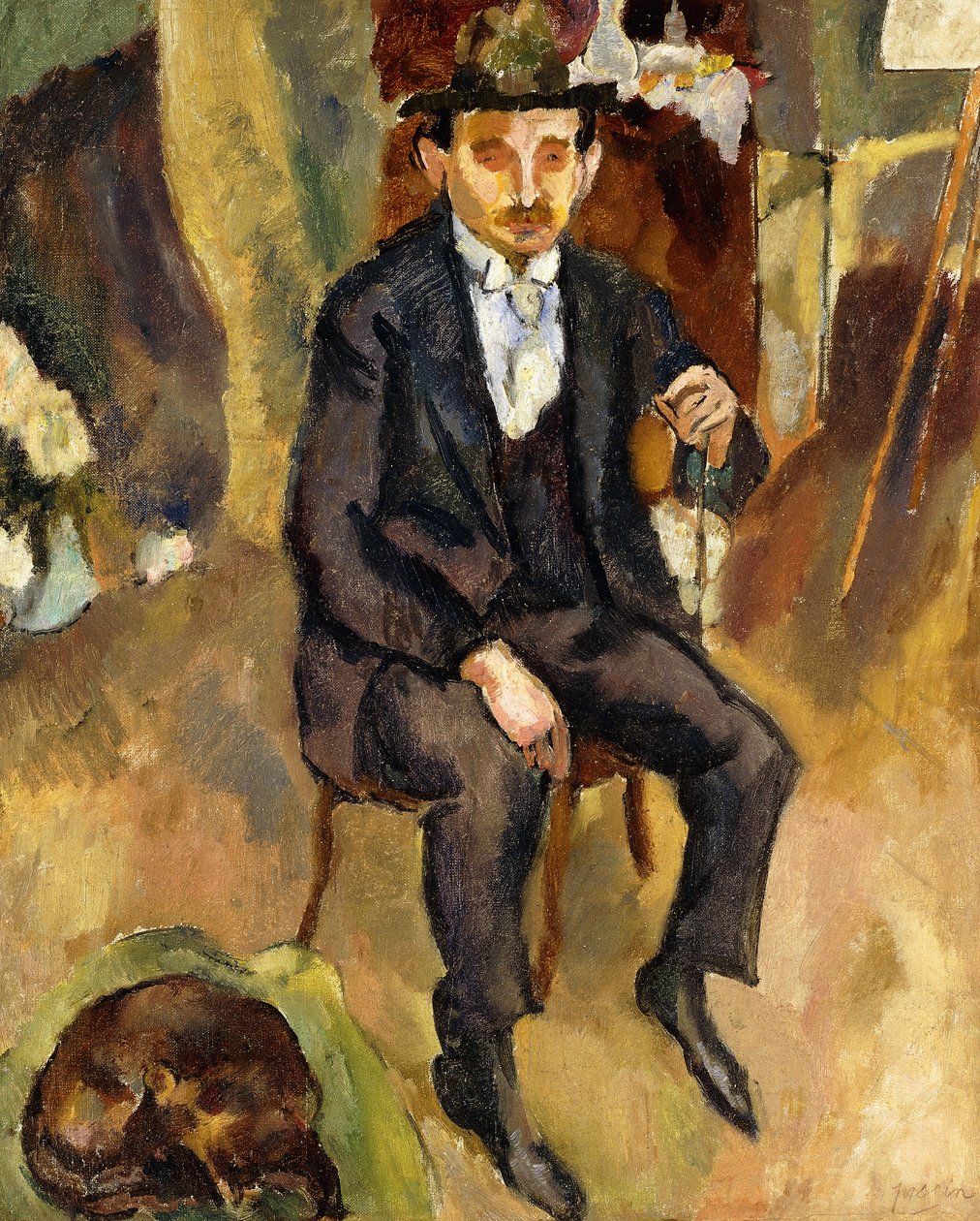 Mies ja koira tekijältä Jules Pascin