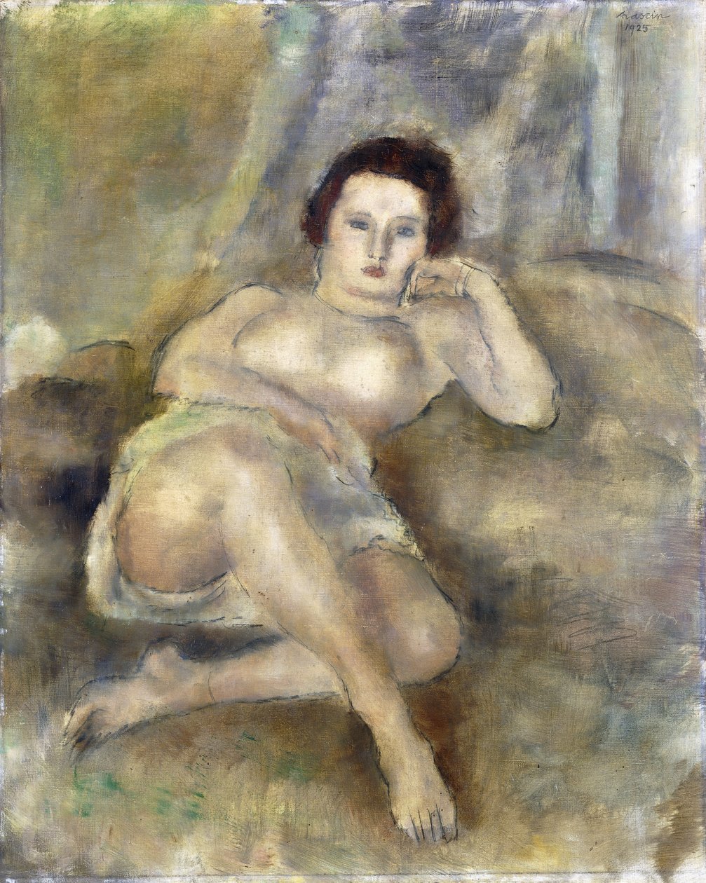 Makaava tyttö, 1925 tekijältä Jules Pascin