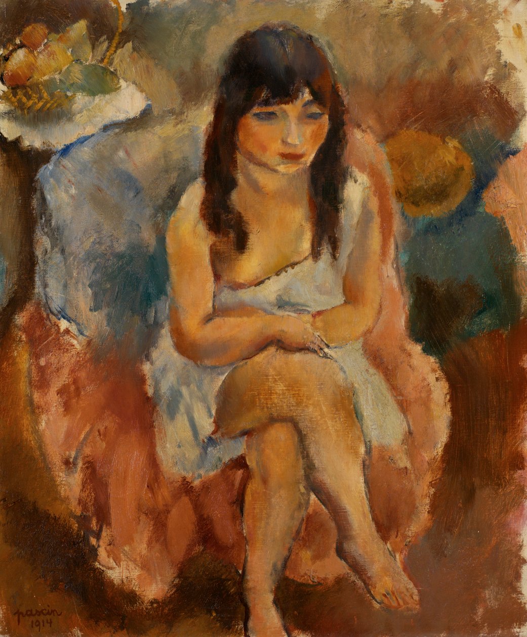 Istuva hahmo tekijältä Jules Pascin