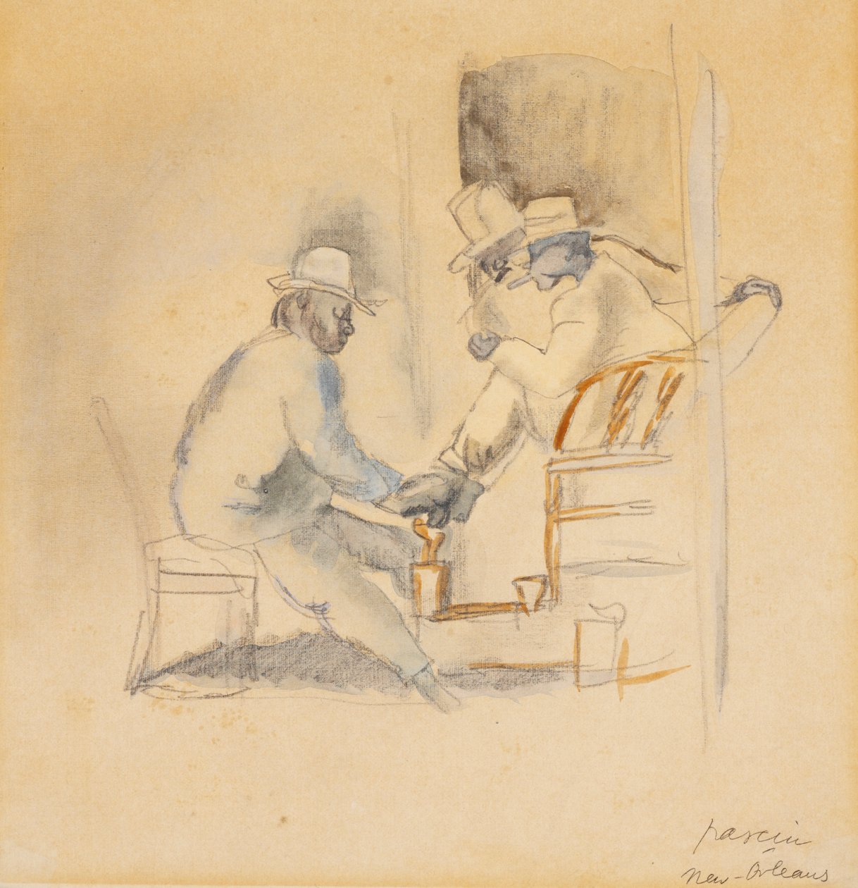 Kengänkiilloke tekijältä Jules Pascin