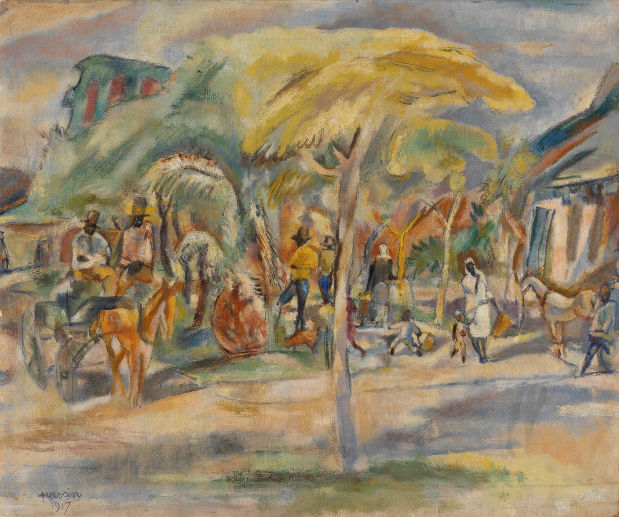 Eteläinen maisema tekijältä Jules Pascin