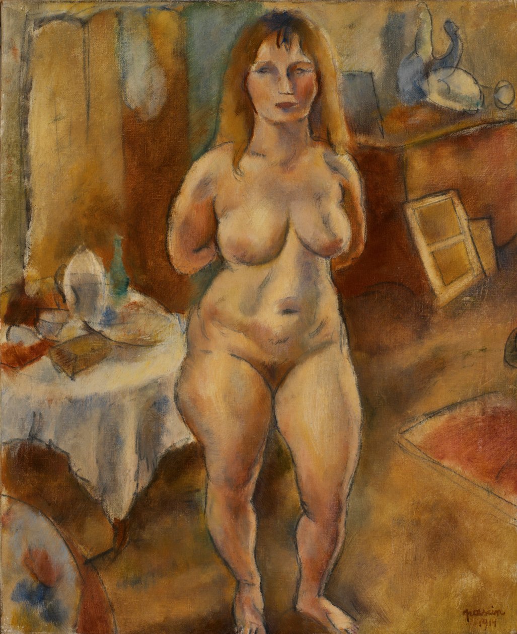 Standing Nude in the Studio (Nu debout à l