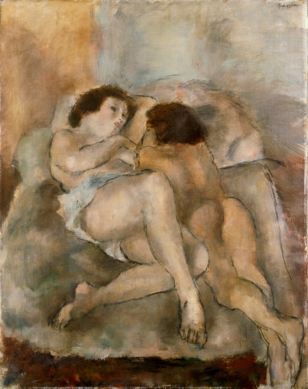 Kaksi alastonkuvaa tekijältä Jules Pascin
