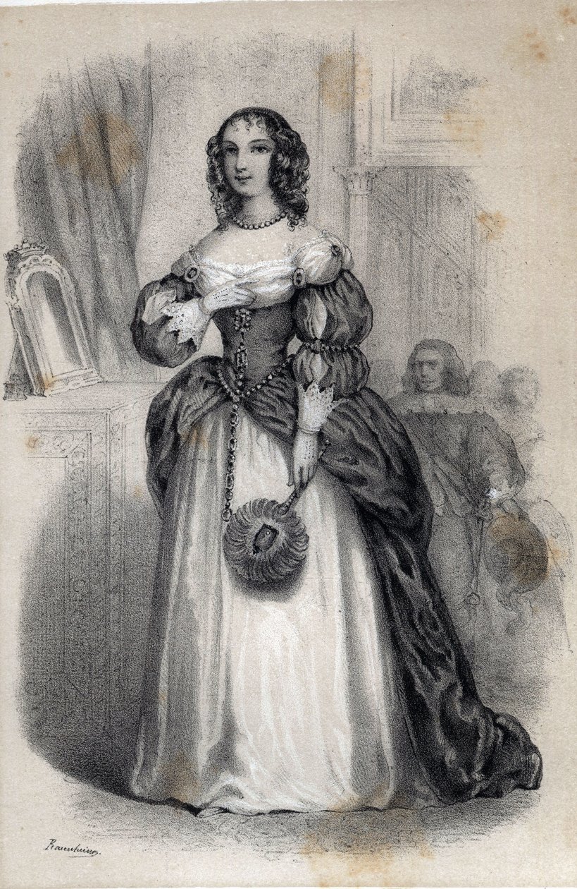 Prinsessa Palatine Anne Marie de Gonzague de Clevesin muotokuva tekijältä Jules and Raunheim Hermann David