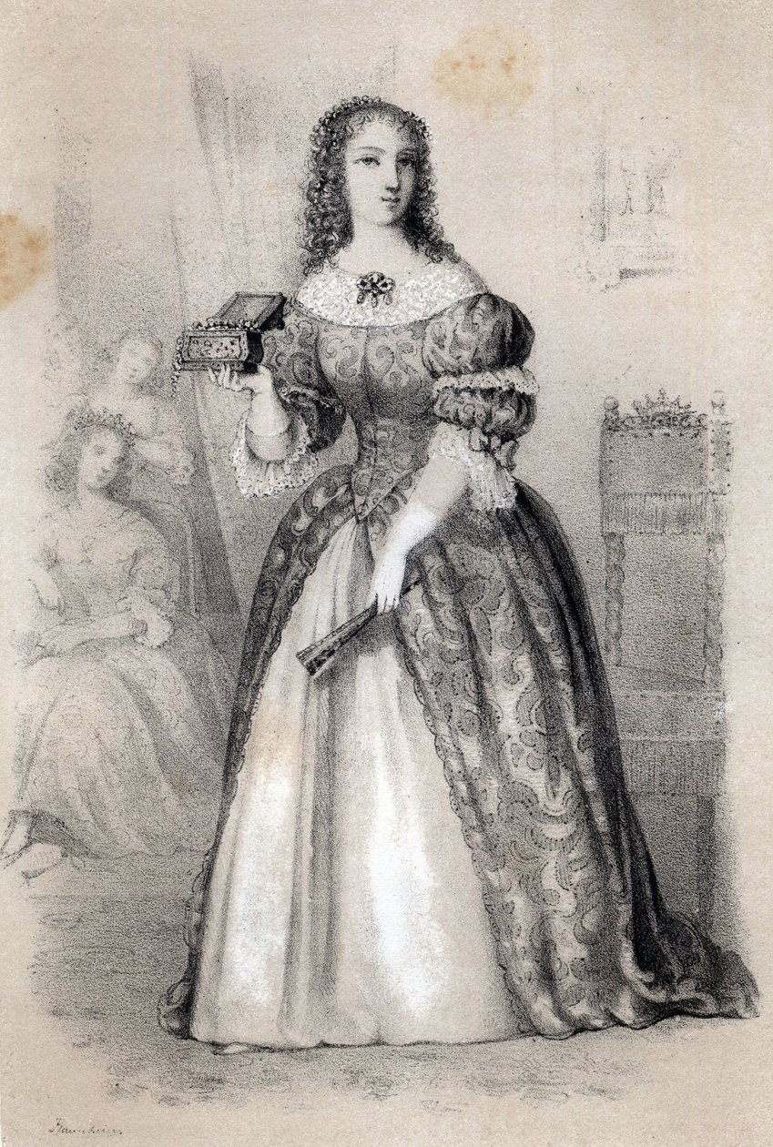 Muotokuva Anne Marie de La Tremoillesta, Ursinien prinsessasta (1642-1722) tekijältä Jules and Raunheim Hermann David
