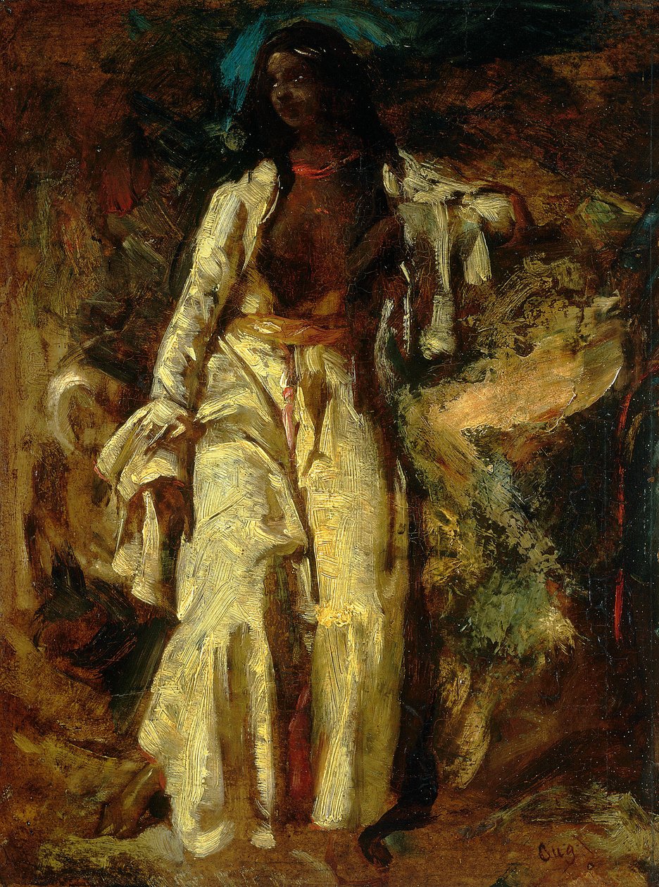 Nubian nainen tekijältä Jules Robert Auguste