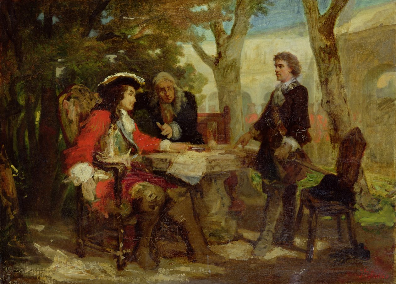 Jean Cavalier (1681-1740) ja Claude Louis Hector (1653-1734) Villarsin herttuan tapaaminen tekijältä Jules Salles Wagner