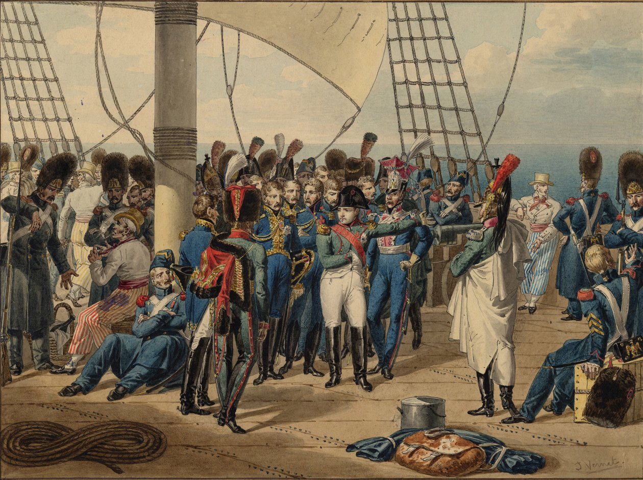 Napoleon palaa Elban saarelta, 1815 tekijältä Jules Vernet