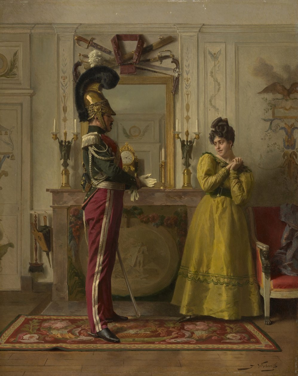 Lähtö katsaukseen, n.1876 tekijältä Jules Worms