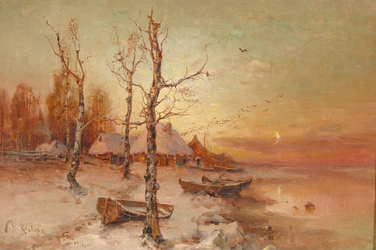 Maisema, 1912 tekijältä Juli Julievich Klever