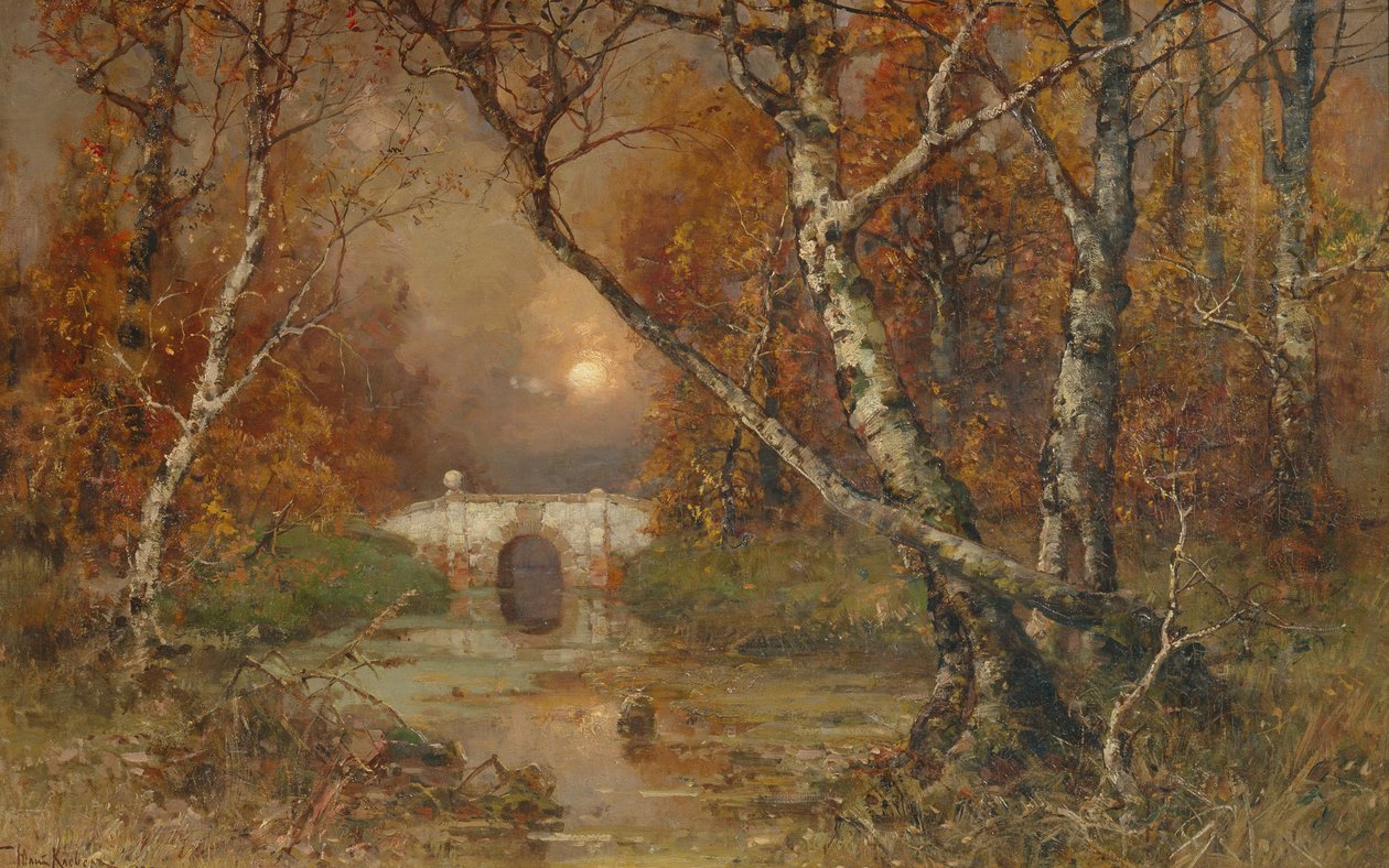 Laiminlyöty puisto, 1883 tekijältä Juli Julievich Klever