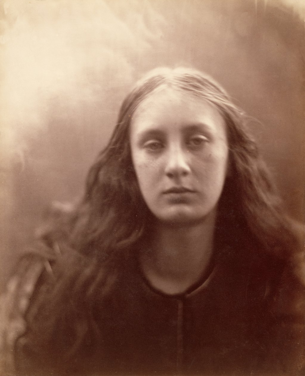 Christabel, May Prinsepin muotokuva, n. 1867 tekijältä Julia Margaret Cameron