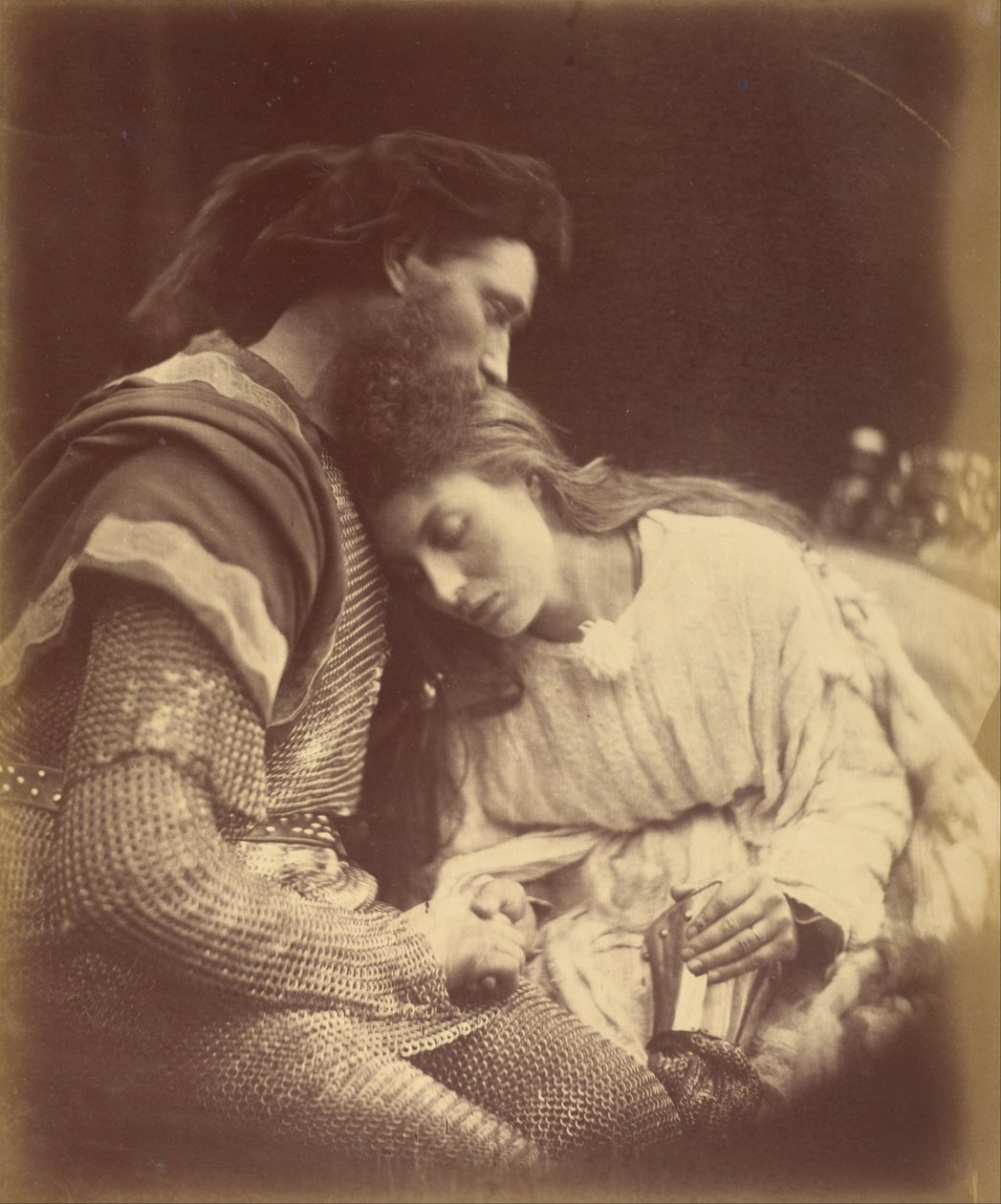 Sir Lancelotin ja kuningatar Guineveren erottaminen tekijältä Julia Margaret Cameron