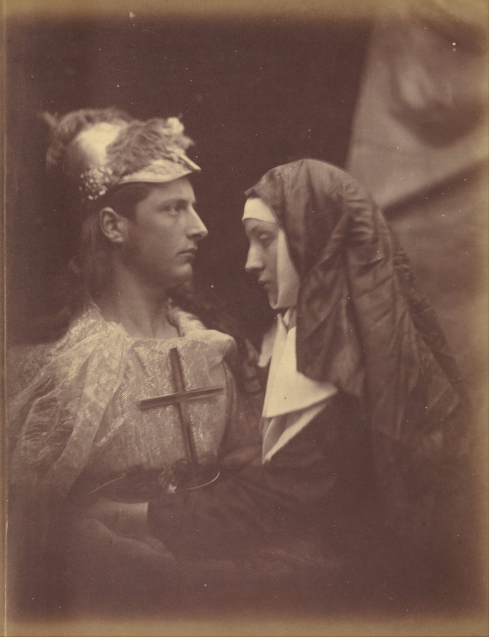 Sir Galahad ja Vaalea nunna tekijältä Julia Margaret Cameron
