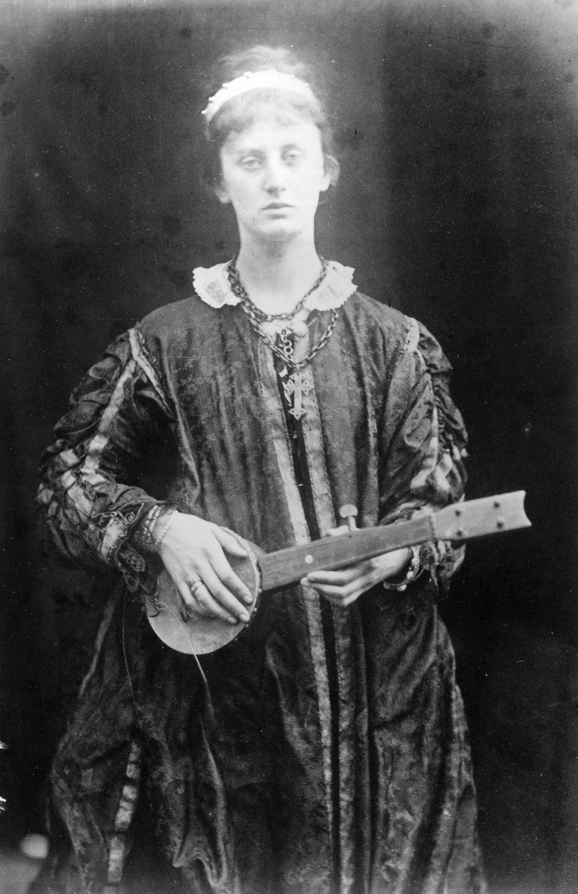 Kyyneleitä jumalallisen epätoivon syvyydestä, kuvitus Alfred, Lord Tennysonin teokselle "Prinsessa", 1875 (albumiprintti) tekijältä Julia Margaret Cameron