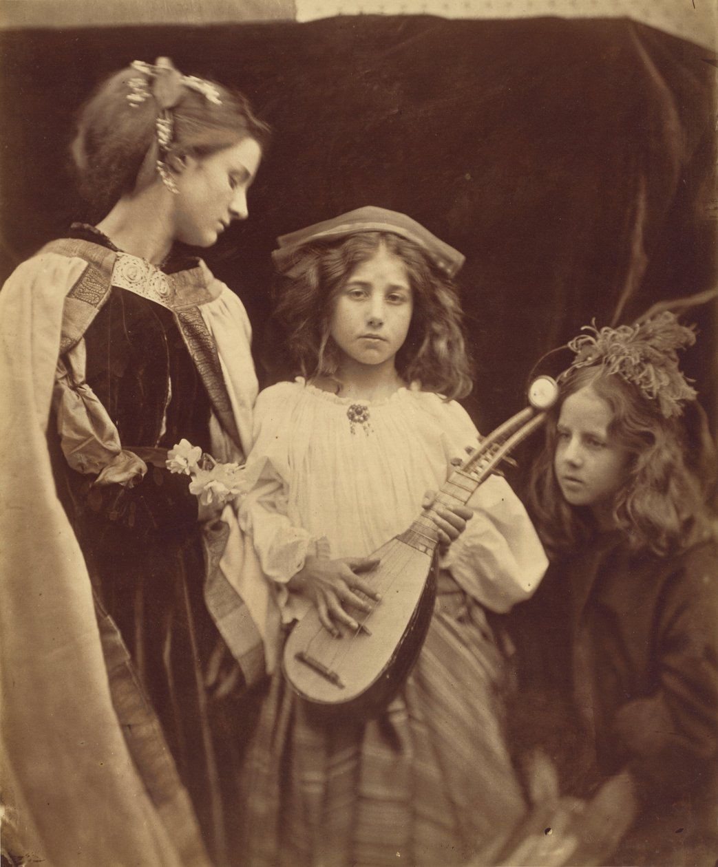 Soittoniekkaryhmä tekijältä Julia Margaret Cameron