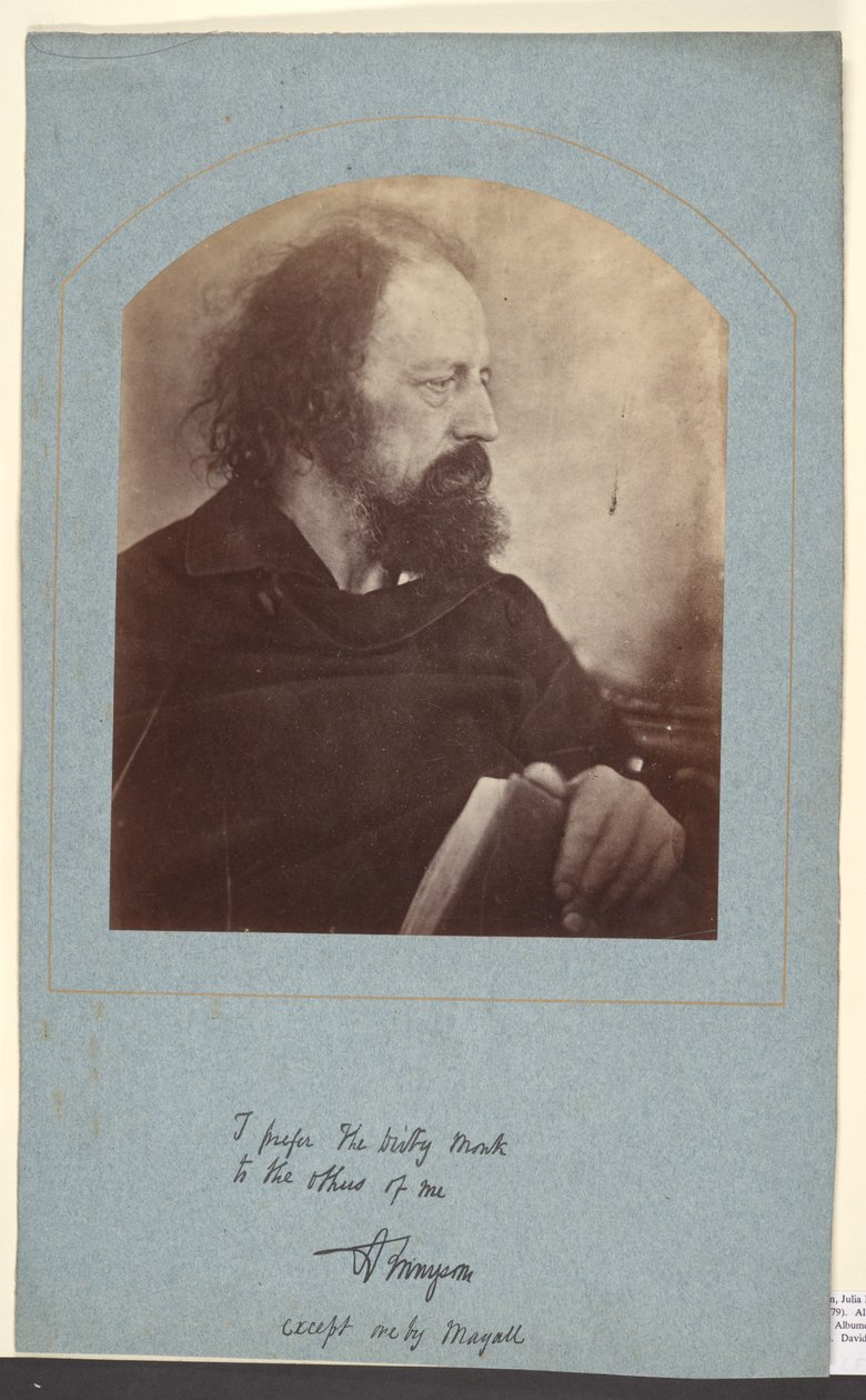Alfred, lordi Tennyson tekijältä Julia Margaret Cameron