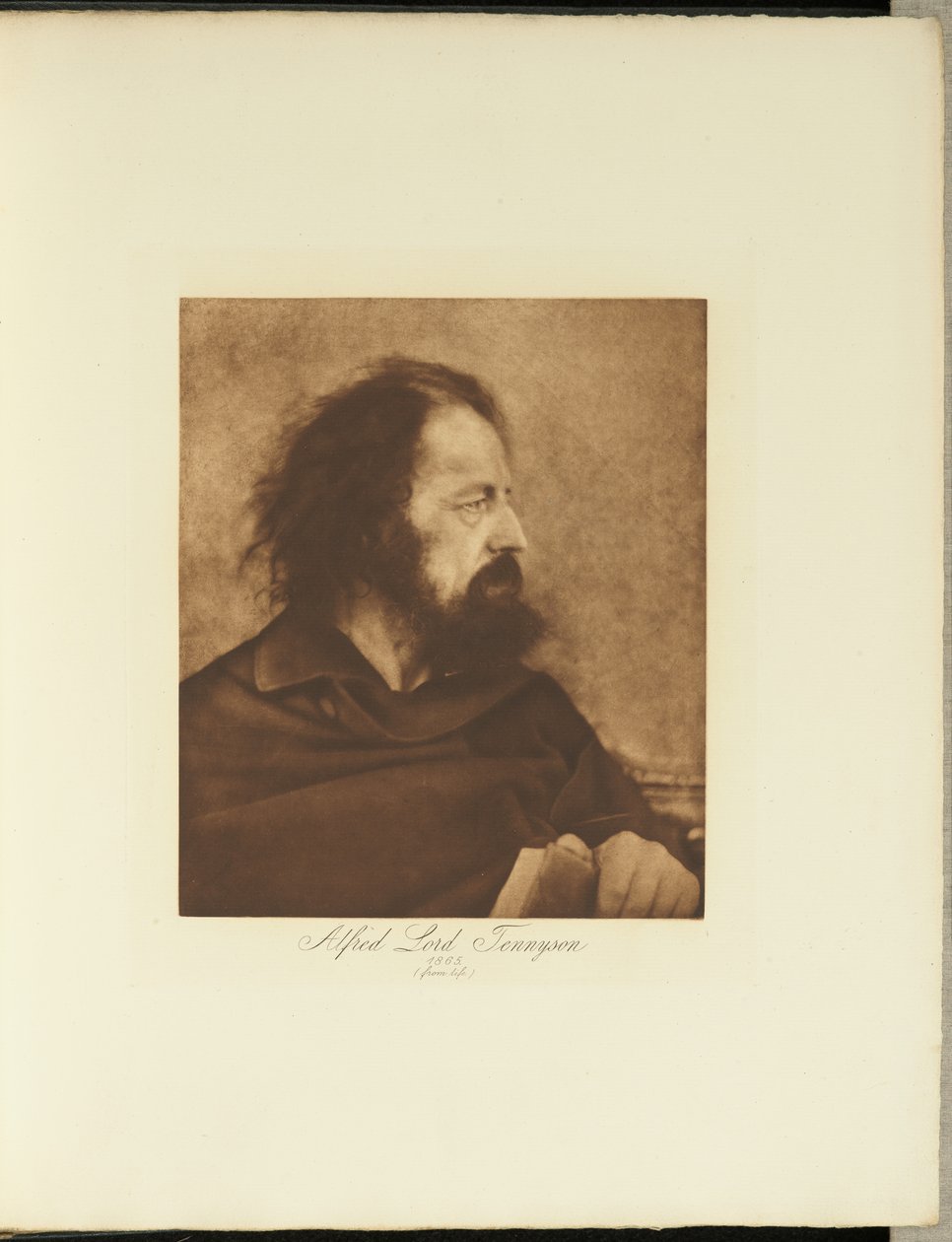 Alfred, lordi Tennyson, 1865 (Likainen munkki) tekijältä Julia Margaret Cameron