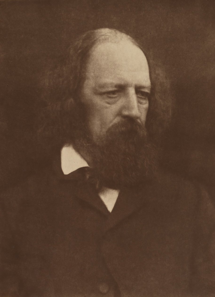 Alfred, Lord Tennyson, 1869, painettu 1905. tekijältä Julia Margaret Cameron