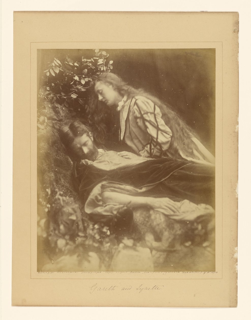 Gareth ja Lynette tekijältä Julia Margaret Cameron