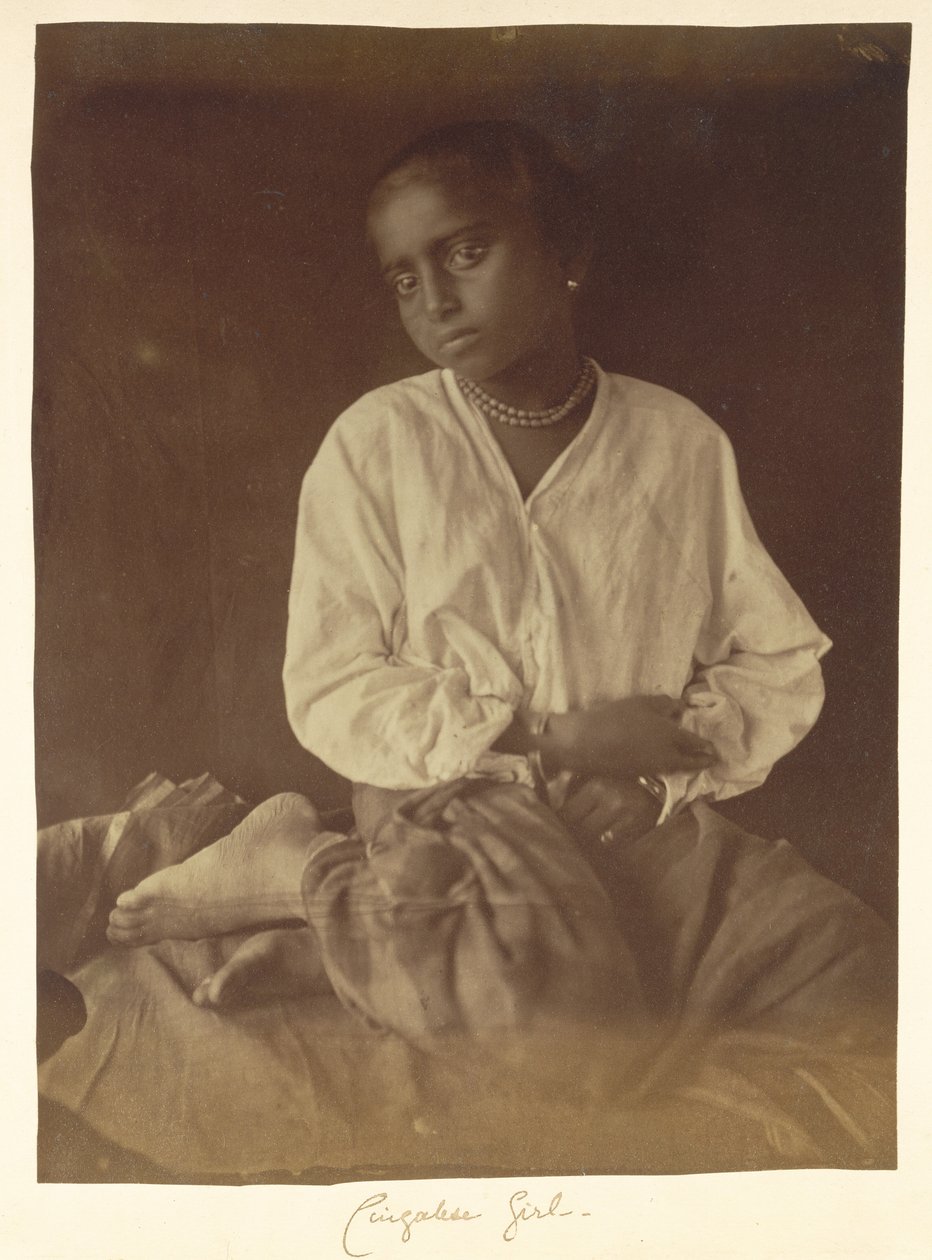 Tyttö, Ceylon tekijältä Julia Margaret Cameron