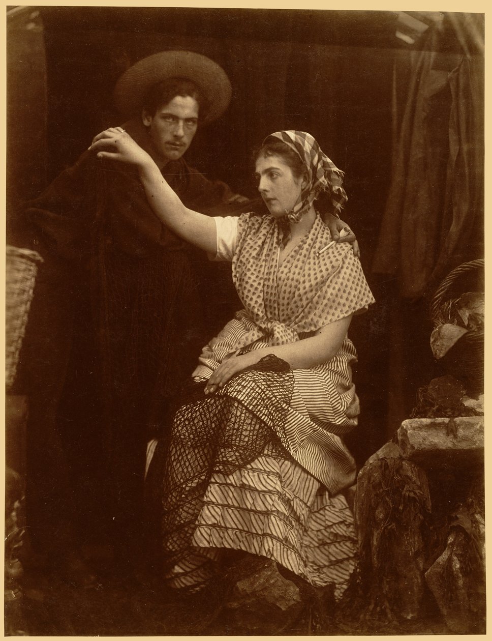 "Älä lähde vielä": Kalastajan jäähyväiset tekijältä Julia Margaret Cameron