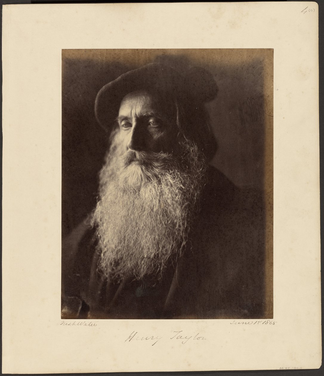 Henry Taylor tekijältä Julia Margaret Cameron