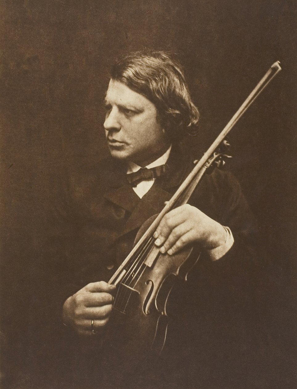 Herr Joseph Joachim, 1868, painettu 1875. tekijältä Julia Margaret Cameron