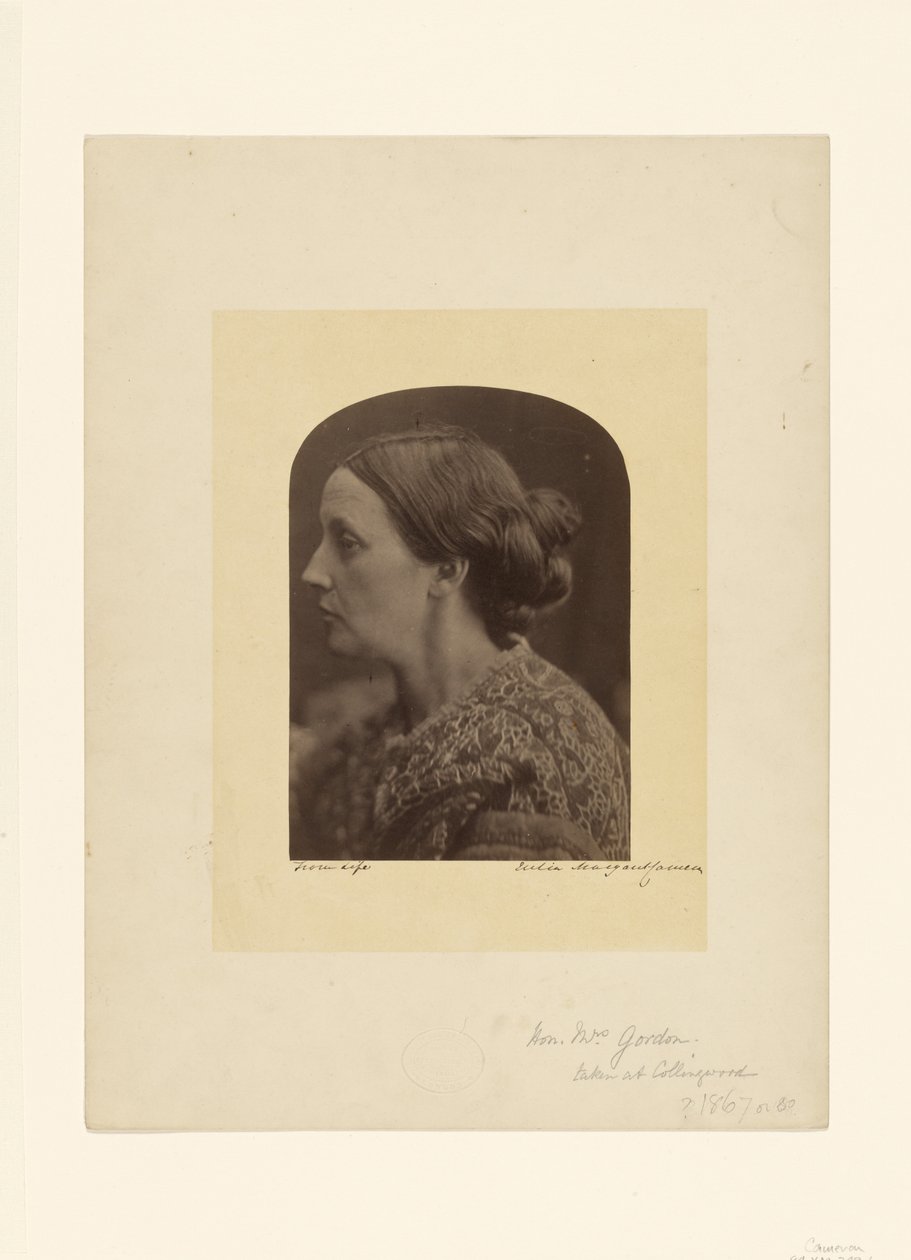 Arvoisa rouva Gordon / Caroline Emilia Mary Herschel tekijältä Julia Margaret Cameron