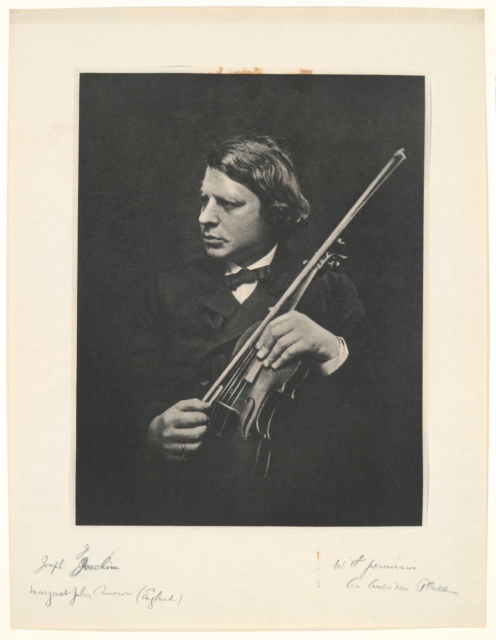 Joseph Joachim tekijältä Julia Margaret Cameron